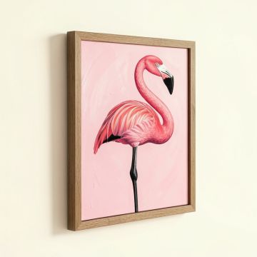 Flamingo - Painting Print (synthetic illustration; no displayed measurements)