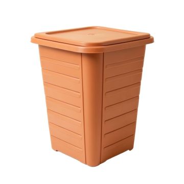 Oak Branch Closed Garden Compost Bin - Terracotta