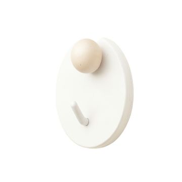 Field Bridge Wall-Mounted Robe Hook - White