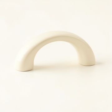 Elm Bridge Cabinet Handle Without Packaging - Ivory (synthetic illustration; no displayed measurements)
