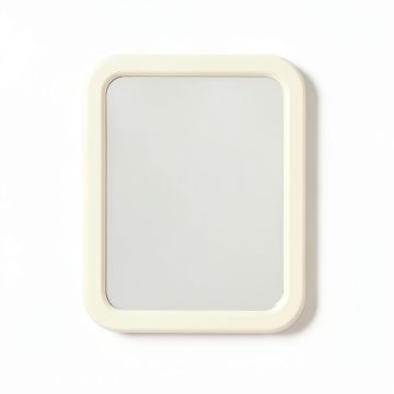 Reed Bridge Framed Wall Mirror - Ivory (synthetic illustration; no displayed measurements)