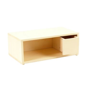 Fern Crossing Shoe Storage Bench - Ivory