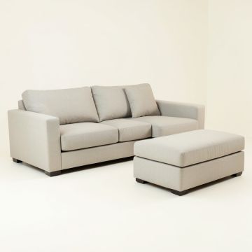 Adda 103 '' Wide Right Hand Facing Sofa & Chaise With Ottoman (synthetic illustration; no displayed measurements)