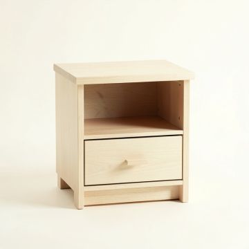 Meadow Edge Nightstand - Ivory (synthetic illustration; no displayed measurements)