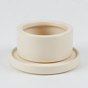 Rowan Bend Empty Candle Holder - Ivory (synthetic illustration; no displayed measurements)