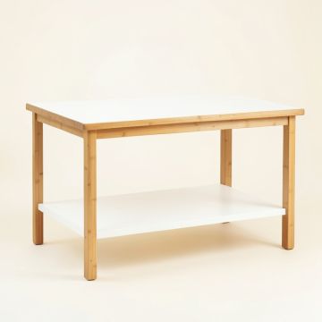 Willow Branch Empty Workshop Workbench - White (synthetic illustration; no displayed measurements)