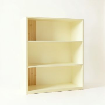 Fern Dale Freestanding Bookcase - Cream (synthetic illustration; no displayed measurements)