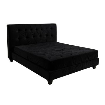 Kugler Tufted Upholstered Low Profile Platform Bed