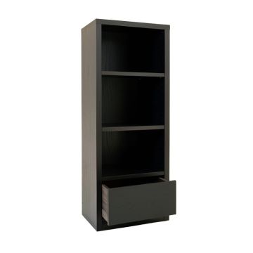 Reed Crest Narrow Cubby Tower - Black
