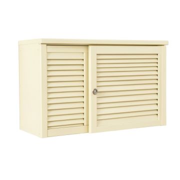 Stone Arc Wall-Mounted Entry Cabinet - Cream