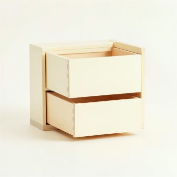 River Canyon Small-Parts Storage Drawer Cabinet - Ivory (synthetic illustration; no displayed measurements)