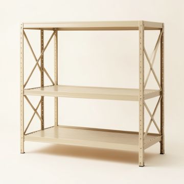 Wren Arc Empty Seed-Starting Shelving Unit Without Lights - Beige (synthetic illustration; no displayed measurements)