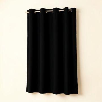 Damekia Solid Color Blackout Thermal Grommet Single Curtain Panel (synthetic illustration; no displayed measurements)