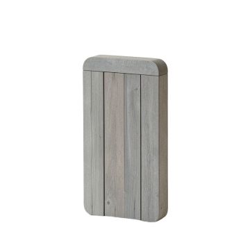 Ash Crossing Narrow Outdoor Storage Bench - Gray