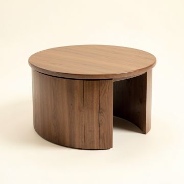 Drum Coffee Table (synthetic illustration; no displayed measurements)