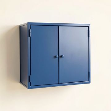Summit Bluff Wall-Mounted Entry Cabinet - Blue (synthetic illustration; no displayed measurements)