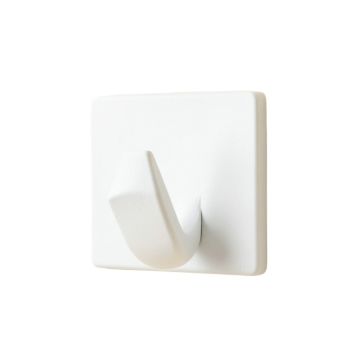 Briar Bend Wall-Mounted Robe Hook - White