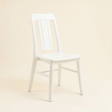 Slate Dell Dining Chair - White (synthetic illustration; no displayed measurements)