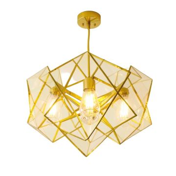 Gravesham Unique Statement Geometric Chandelier