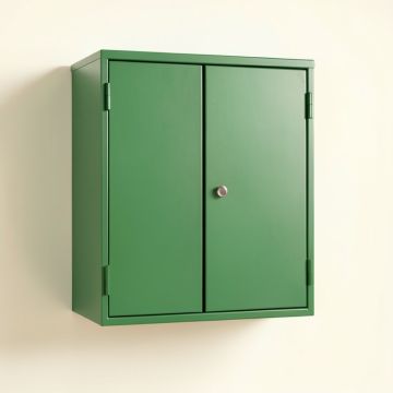Stone Crossing Wall-Mounted Laundry Cabinet - Green (synthetic illustration; no displayed measurements)