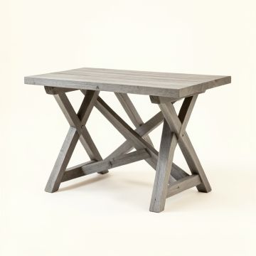 River Crossing Patio Table - Gray (synthetic illustration; no displayed measurements)