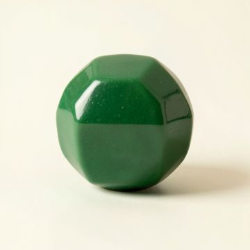 Olive Bend Cabinet Knob Without Packaging - Green (synthetic illustration; no displayed measurements)