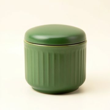 Olive Bluff Storage Canister With Lid - Green (synthetic illustration; no displayed measurements)