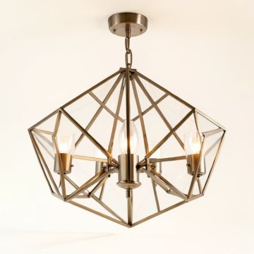 Gaen 3 - Light Lantern Geometric Chandelier (synthetic illustration; no displayed measurements)