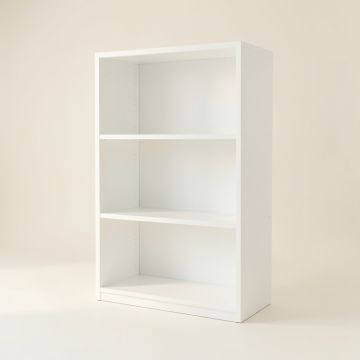 Fern Dell Freestanding Bookcase - White (synthetic illustration; no displayed measurements)
