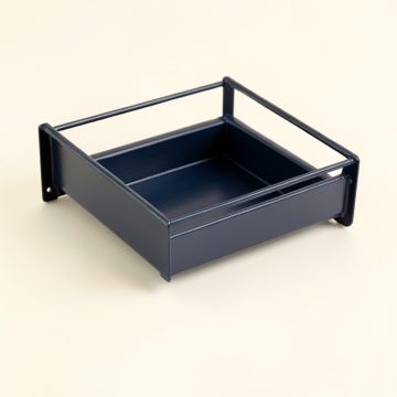 Birch Fold Empty Under-Desk Cable Tray - Navy (synthetic illustration; no displayed measurements)