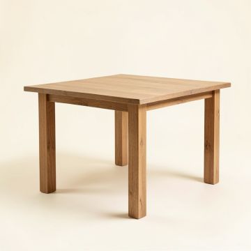 Gildo 36 '' Rubber Solid Wood Dining Table (synthetic illustration; no displayed measurements)