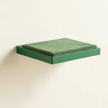 Juniper Falls Wall-Mounted Cat Perch - Green (synthetic illustration; no displayed measurements)