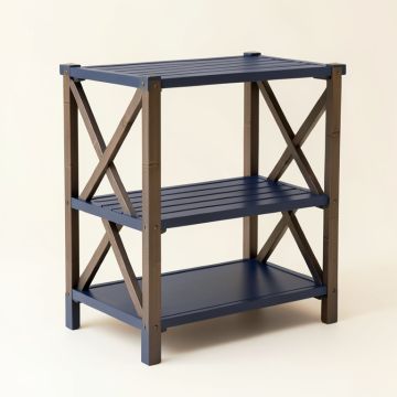 Fern Bluff Empty Seed-Starting Shelving Unit Without Lights - Navy (synthetic illustration; no displayed measurements)