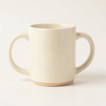 Dawn Bridge Ceramic Mug - Ivory (synthetic illustration; no displayed measurements)