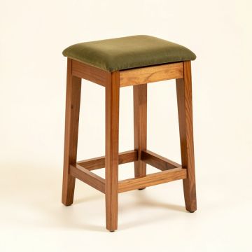 Doodnath Solid Wood 29.38 '' Bar Stool (synthetic illustration; no displayed measurements)