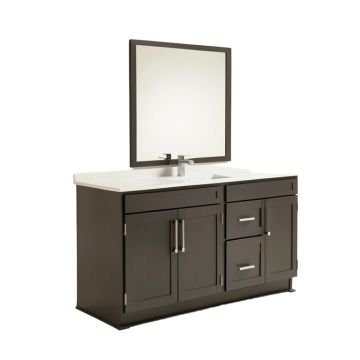 Sheffield 60 '' Double Bathroom Vanity Set (synthetic illustration; no displayed measurements)