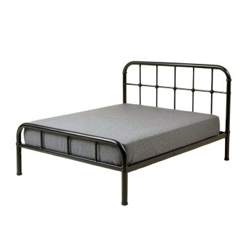 Viviana Farmhouse Metal Platform Bed
