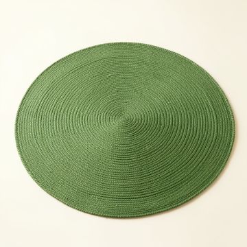 Laurel Crest Round Area Rug - Green (synthetic illustration; no displayed measurements)