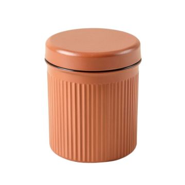 Hill Bluff Storage Canister With Lid - Terracotta