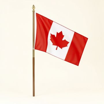 Canadian 2-Sided House Flag (synthetic illustration; no displayed measurements)