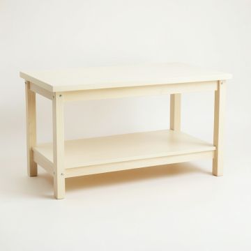 Hill Dell Empty Workshop Workbench - Cream (synthetic illustration; no displayed measurements)