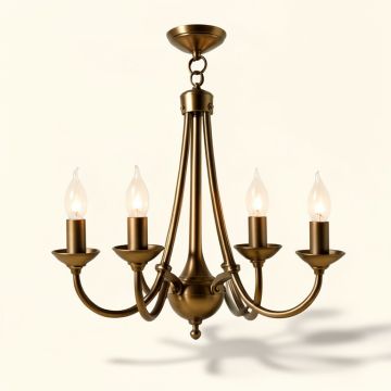 Liebert Candle Style Wagon Wheel Chandelier (synthetic illustration; no displayed measurements)