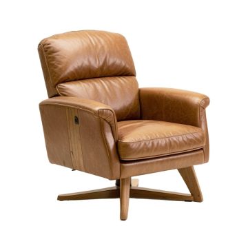 Tinney 40 '' Wide Top Grain Leather Club Chair