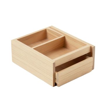 Heath Bridge Empty Coffee-Station Organizer - Beige