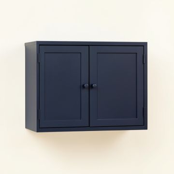 Elm Arc Wall-Mounted Entry Cabinet (synthetic illustration; no displayed measurements)