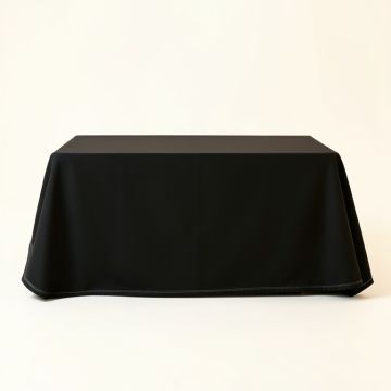 Laurel Dell Flat Bed Sheet - Black (synthetic illustration; no displayed measurements)