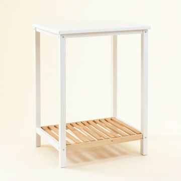 Heath Crossing Freestanding Laundry Folding Counter - White (synthetic illustration; no displayed measurements)
