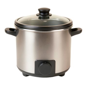 Aroma 5 Qt . Cool Touch Digital Slow Cooker , Food Steamer And Rice Cooker