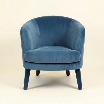 Ash Canyon Upholstered Armchair - Blue (synthetic illustration; no displayed measurements)