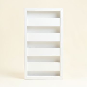 Summit Bridge Empty Vertical Garden Frame - White (synthetic illustration; no displayed measurements)